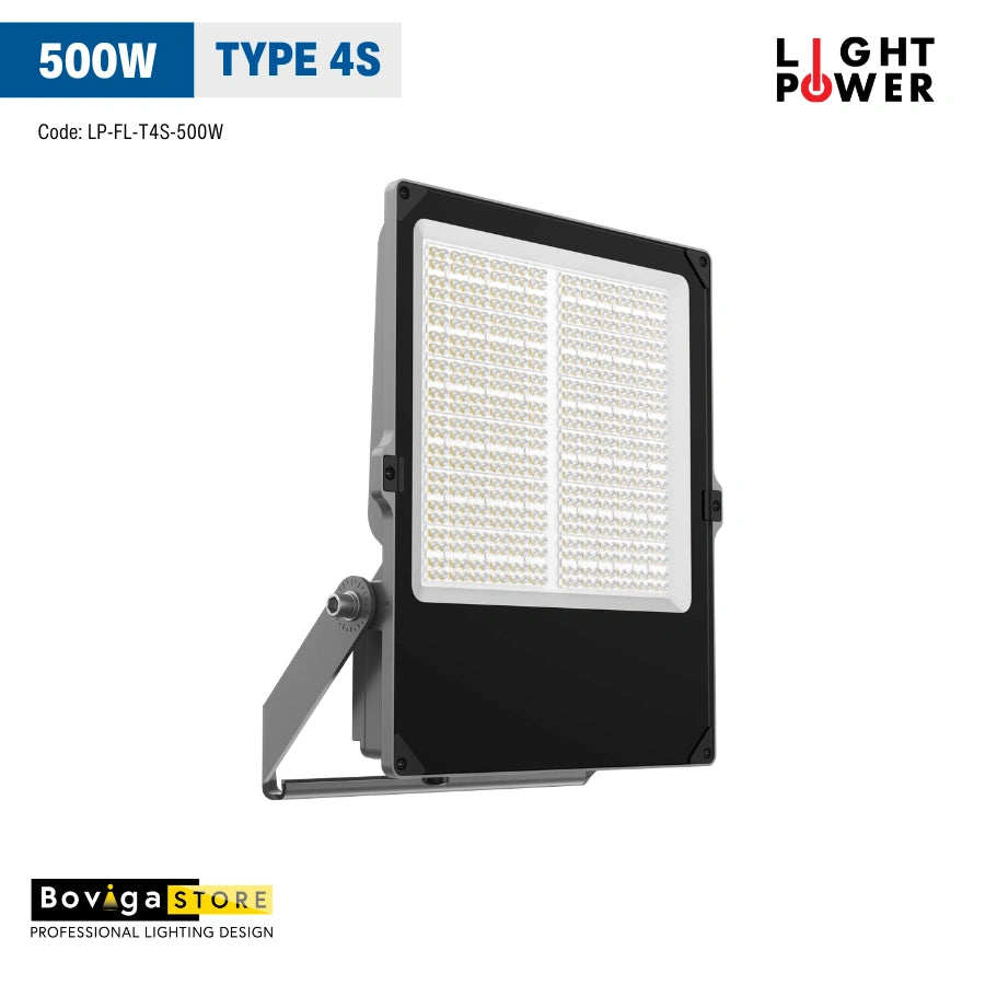 500W รุ่น TYPE 4S | โคมไฟฟลัดไลต์ LED กำลังสูง สำหรับสนามกีฬาและการแข่งขัน ประกัน 3 ปี