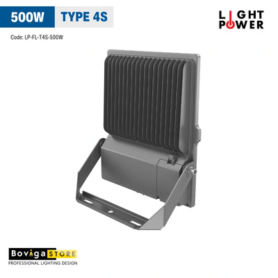 500W รุ่น TYPE 4S | โคมไฟฟลัดไลต์ LED กำลังสูง สำหรับสนามกีฬาและการแข่งขัน ประกัน 3 ปี