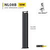 10W | NL08B  ความสูง 100cm โคมไฟสำหรับทางเดิน BOX BRIGHT