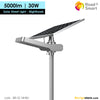 5000 lm ~ โคมไฟถนนโซล่าเซลล์ รุ่น Nighthawk | ความสูงติดตั้งแนะนำ 5 - 7 เมตร