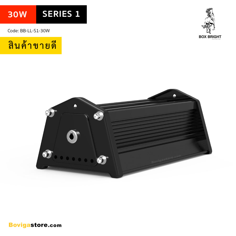 คัดสรรวัสดุคุณภาพ อายุการใช้งานยาวนาน โคมไฟ ไฮเบย์ แบบยาว ขนาด 30W LED Linear High Bay