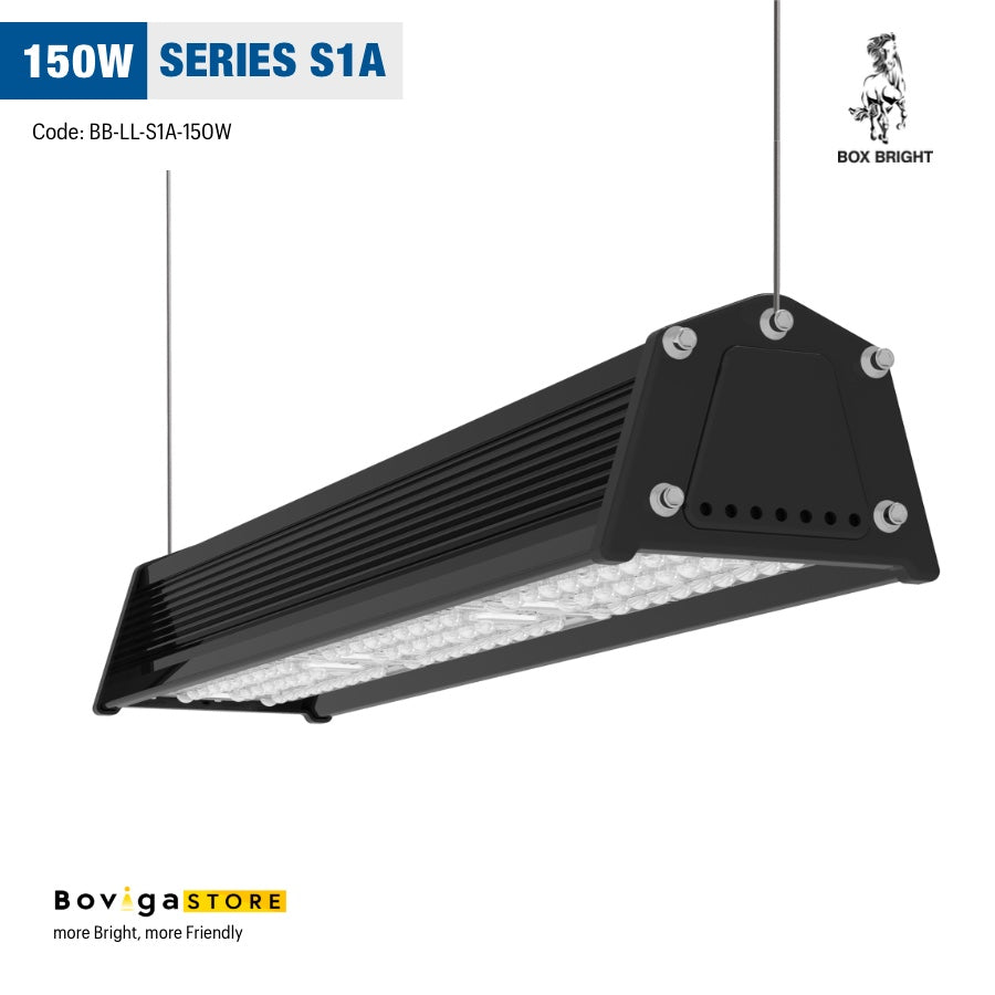 150W LED Linear High Bay | โคมไฟ ไฮเบย์ LED แบบยาว ความสูงแนะนำติดตั้ง 8~12 เมตร สำหรับ โกดัง คลังสินค้า โรงงาน โชว์รูม อาคาร ห้างสรรพสินค้า