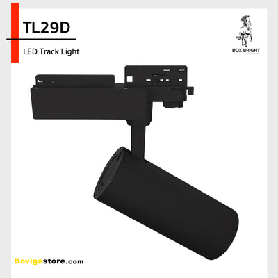แทรคไลท์ LED สีดำ ขนาด 30W ปรับทิศทางการส่องสว่างได้ถึง 350 องศา