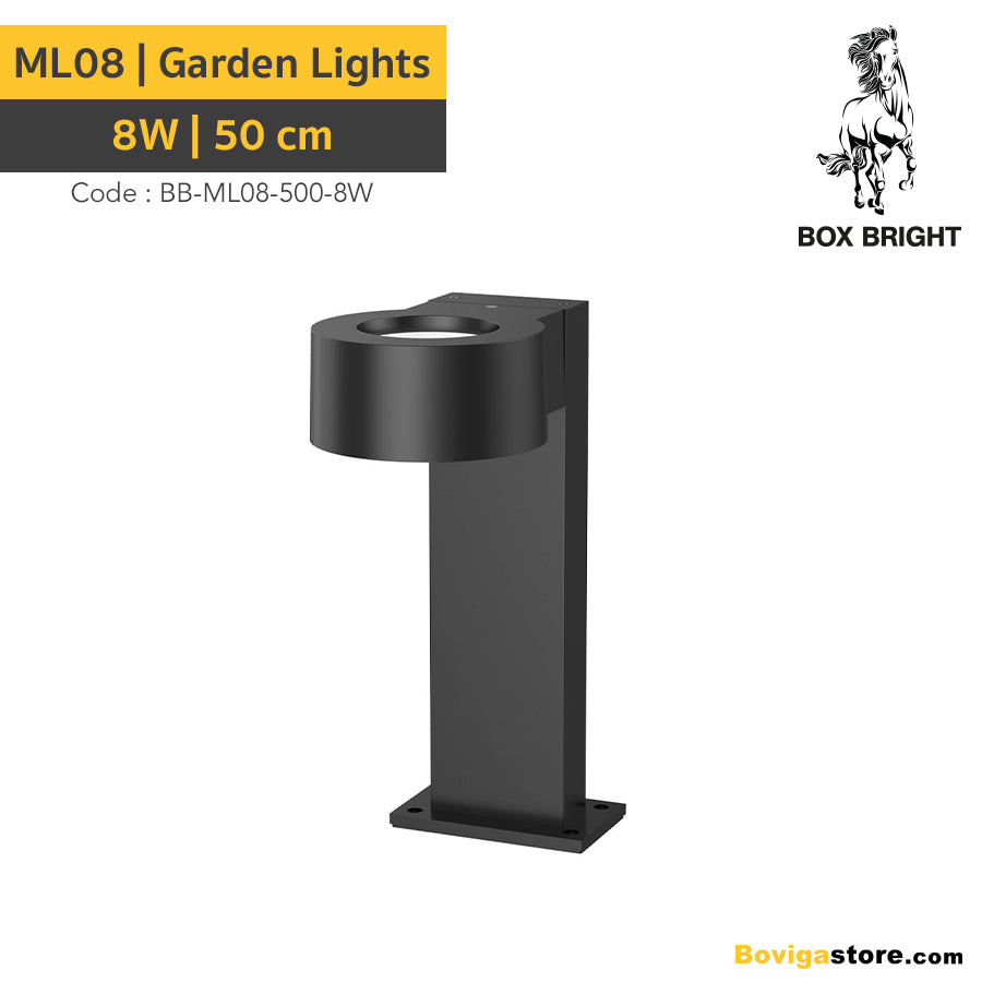 8W รุ่น ML08 โคม Garden Light ( โคมไฟส่องพื้น ) ติดตั้งตามทางเดิน ความสูง 50 cm.